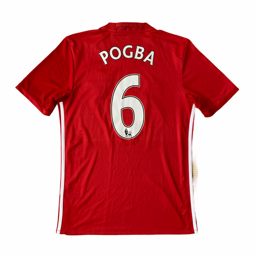 2016 17 MANCHESTER UNITED HOME FOOTBALL SHIRT #6 POGBA - S