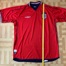 2002 04 ENGLAND AWAY FOOTBALL SHIRT (poor) - L