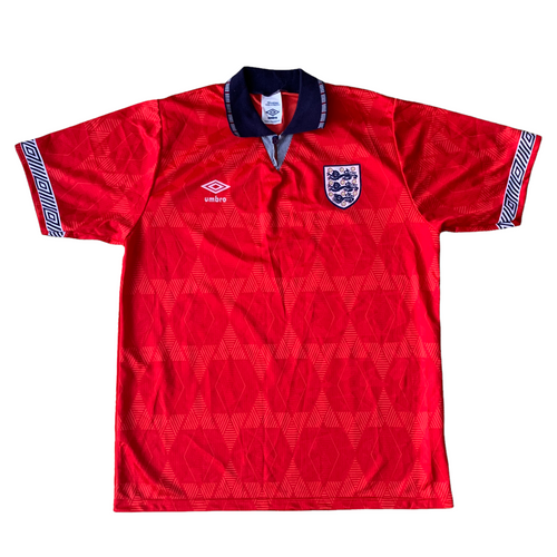 1990 93 England away football shirt Umbro (excellent) - L