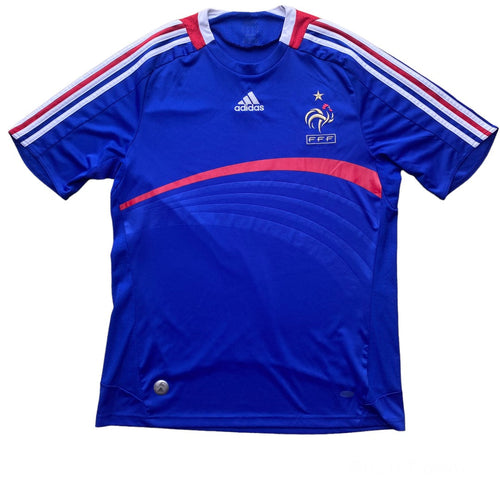 2007 08 France home football shirt Adidas - S