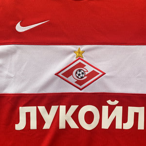 2009 10 SPARTAK MOSCOW LS PLAYER ISSUE HOME FOOTBALL SHIRT - M