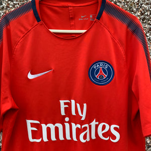 2017 18 PSG PARIS SAINT-GERMAIN TRAINING FOOTBALL SHIRT - S