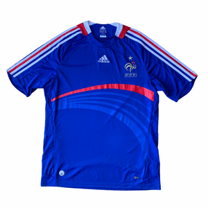 2007 08 France home football shirt Adidas (excellent) - M