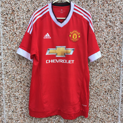 2015 16 Manchester United home Football Shirt Classic Adidas - M