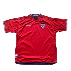 2002 04 ENGLAND AWAY FOOTBALL SHIRT - XL