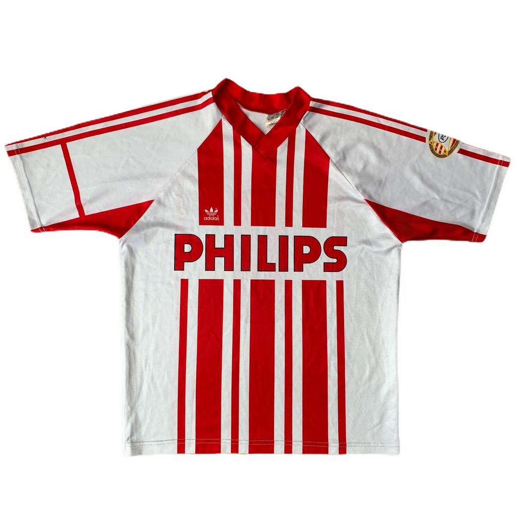 1989 90 PSV HOME FOOTBALL SHIRT #8 Classic Vintage - S