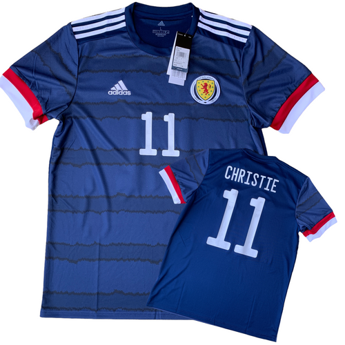 2020 21 Scotland home football shirt #11 CHRISTIE *BNWT*