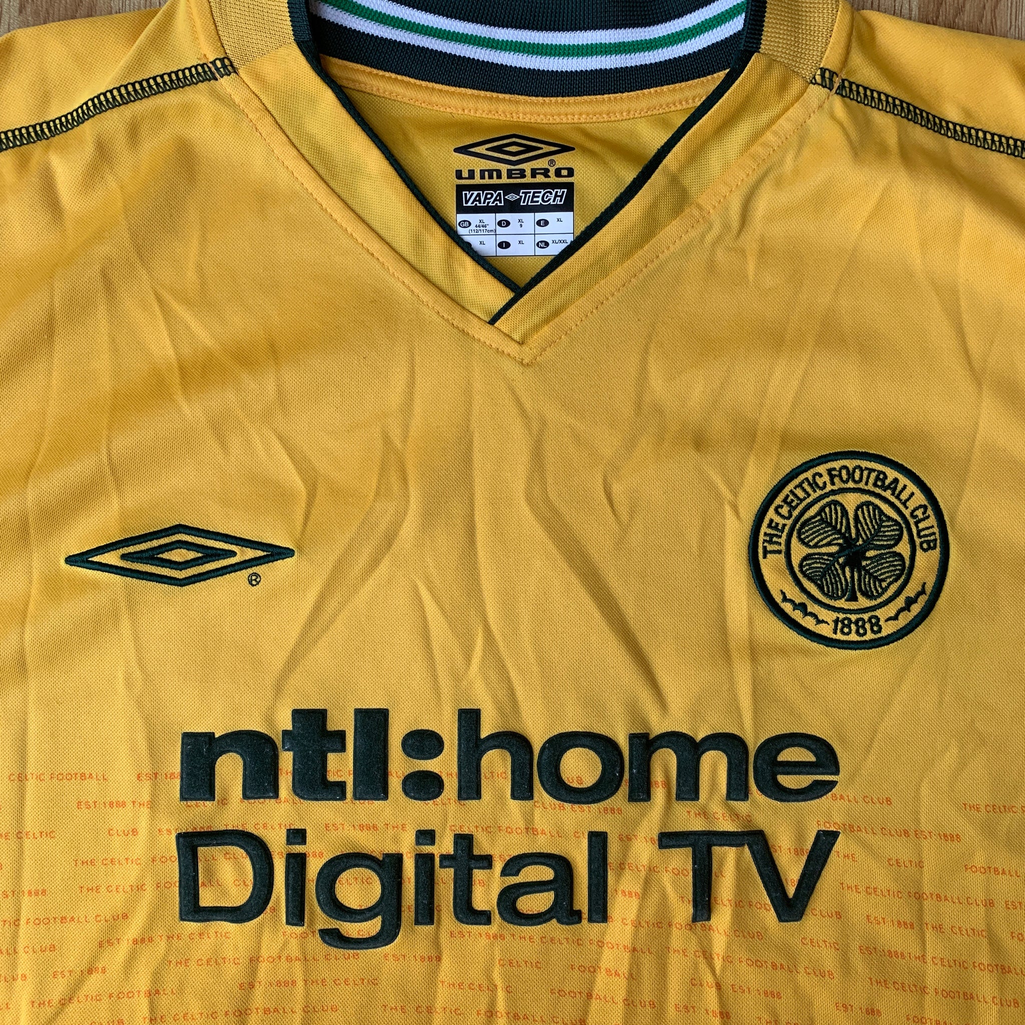 Celtic Special football shirt 2002 - 2003. Sponsored by NTL