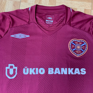 2008 09 HEART OF MIDLOTHIAN HOME FOOTBALL SHIRT - XL