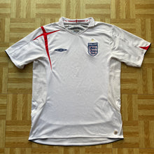 2005 07 ENGLAND HOME FOOTBALL SHIRT - L