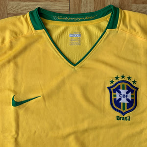 2008 10 BRAZIL HOME FOOTBALL SHIRT *BNWT* - XXL
