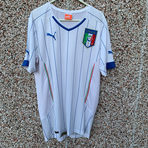 2014 15 ITALY HOME FOOTBALL SHIRT - M