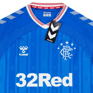 2019 20 RANGERS L/S HOME FOOTBALL SHIRT *BNWT*