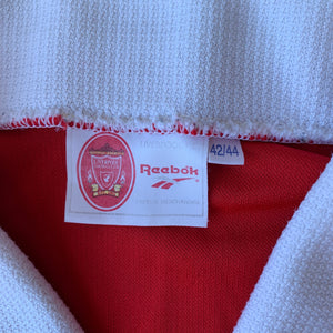 SOLD 1996 98 LIVERPOOL HOME FOOTBALL SHIRT - L