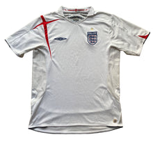 2005 07 ENGLAND HOME FOOTBALL SHIRT - L