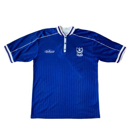 1999 00 PORTSMOUTH HOME FOOTBALL SHIRT Original 90's Vintage - M