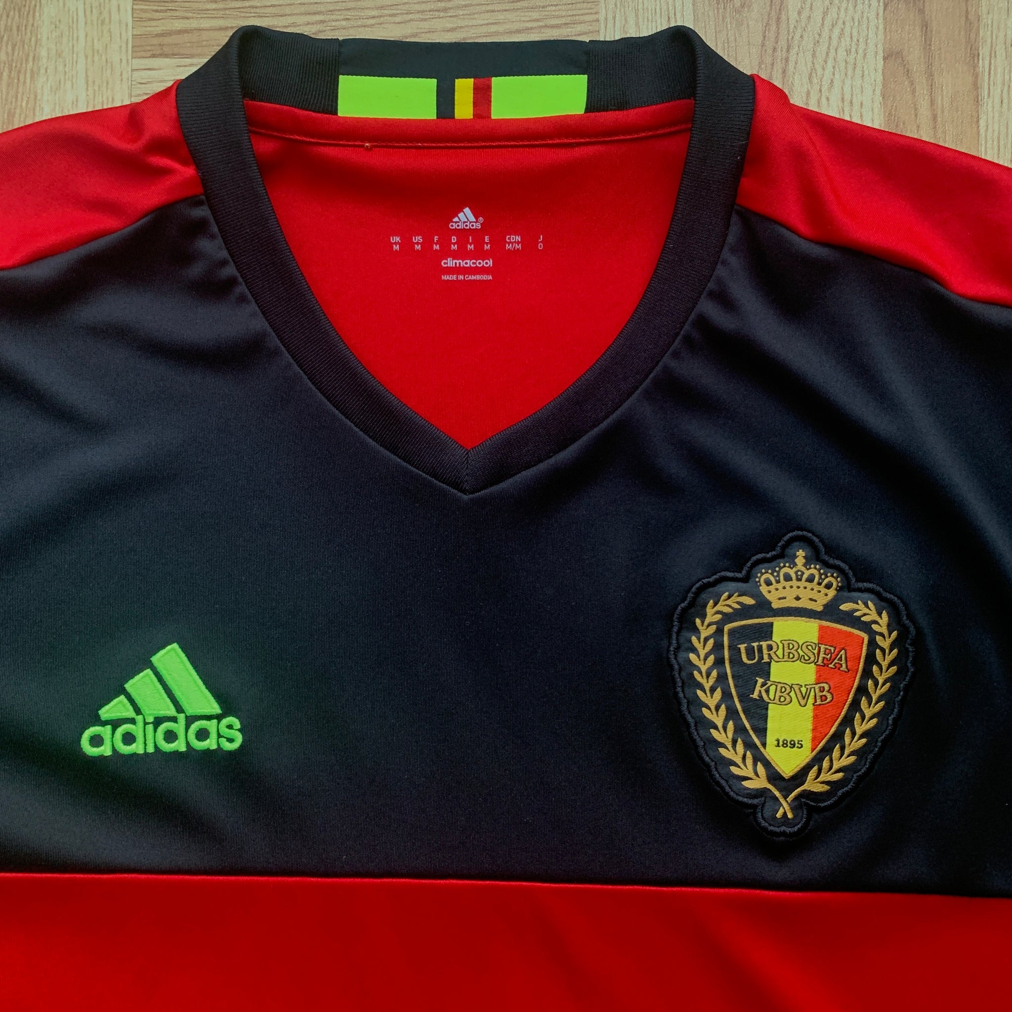 2016-17 Belgium Home Shirt De Bruyne #7 - 9/10 - (S)