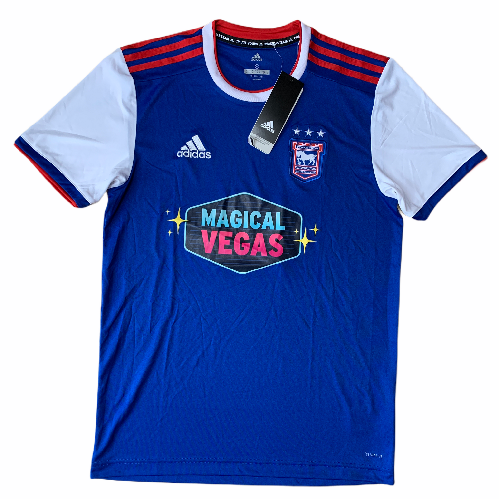 2018 19 IPSWICH TOWN HOME FOOTBALL SHIRT BNWT adidas Sizes