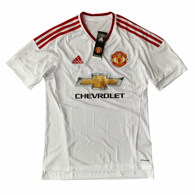 2015 16 MANCHESTER UNITED AWAY FOOTBALL SHIRT Adidas Classic *BNWT* - S